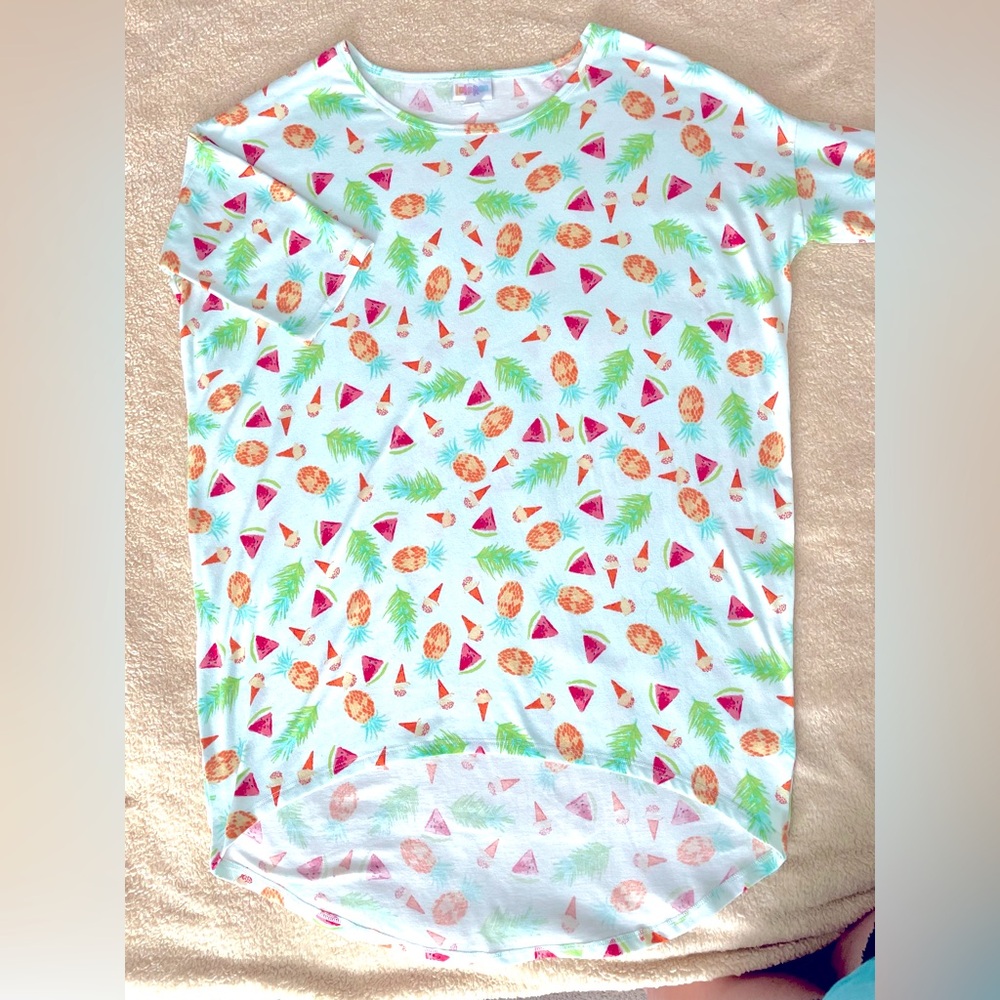 LulaRoe Irma XXS Summer Time
